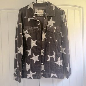 Altar’d State star jacket (corduroy/denim/gray and white). Coastal Cowgirl!